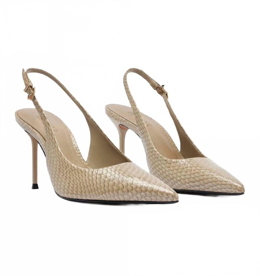 NEW SCHUTZ women's paola pump heels in pale khaki